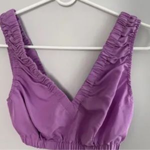 Glassine Purple Tank Top